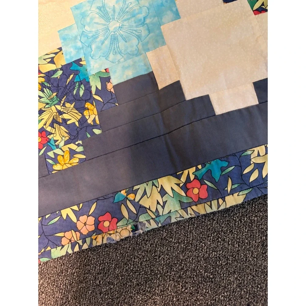 Vintage Handmade Patchwork Quilt~45